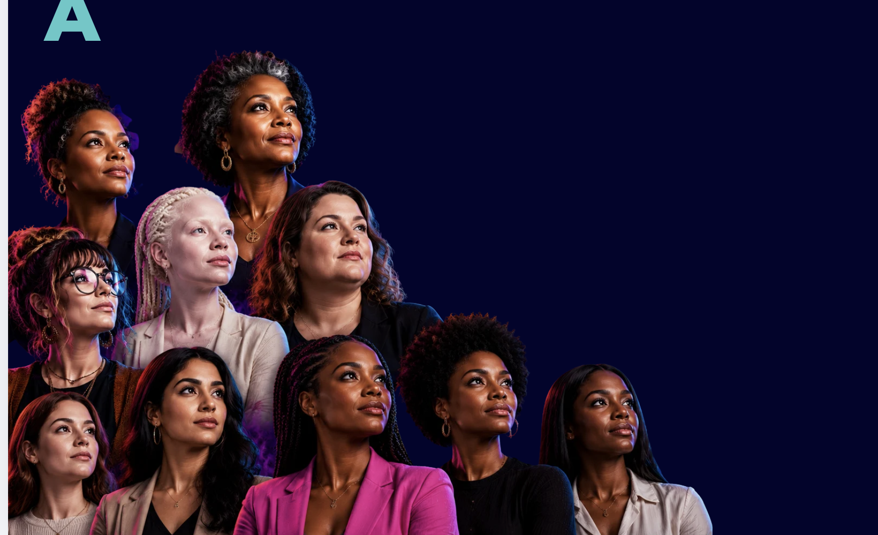 A group of women leaders looking towards the future